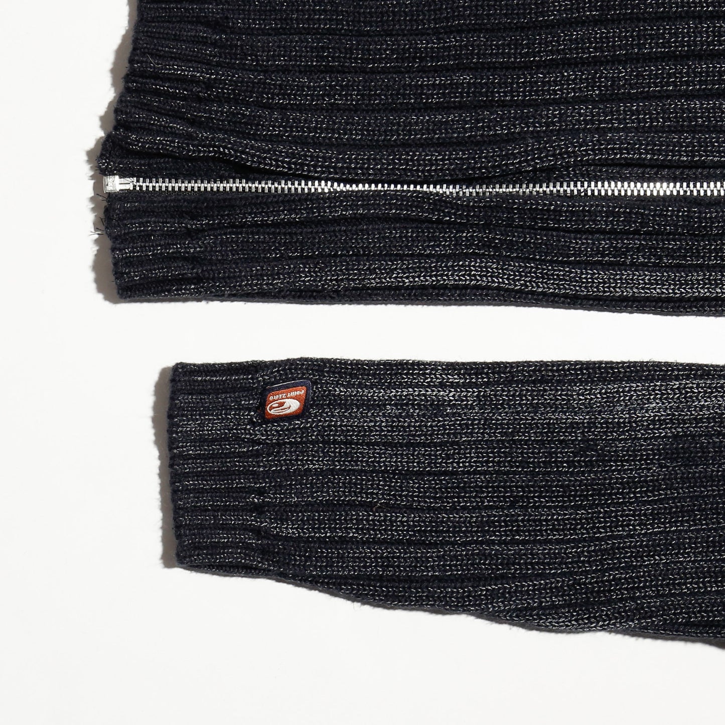 vintage slanting acid rib sweater