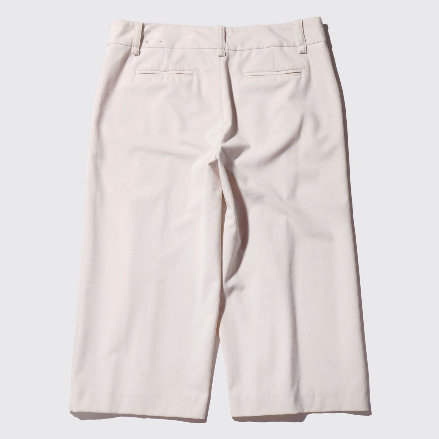 vintage center tuck cropped slacks