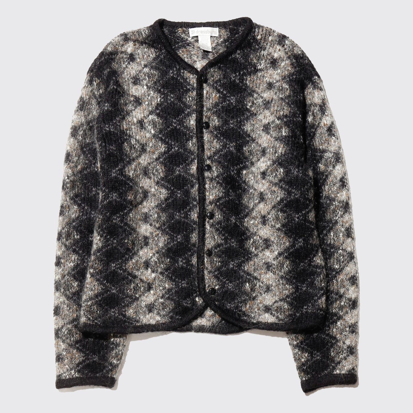 vintage jacquard knit cardian