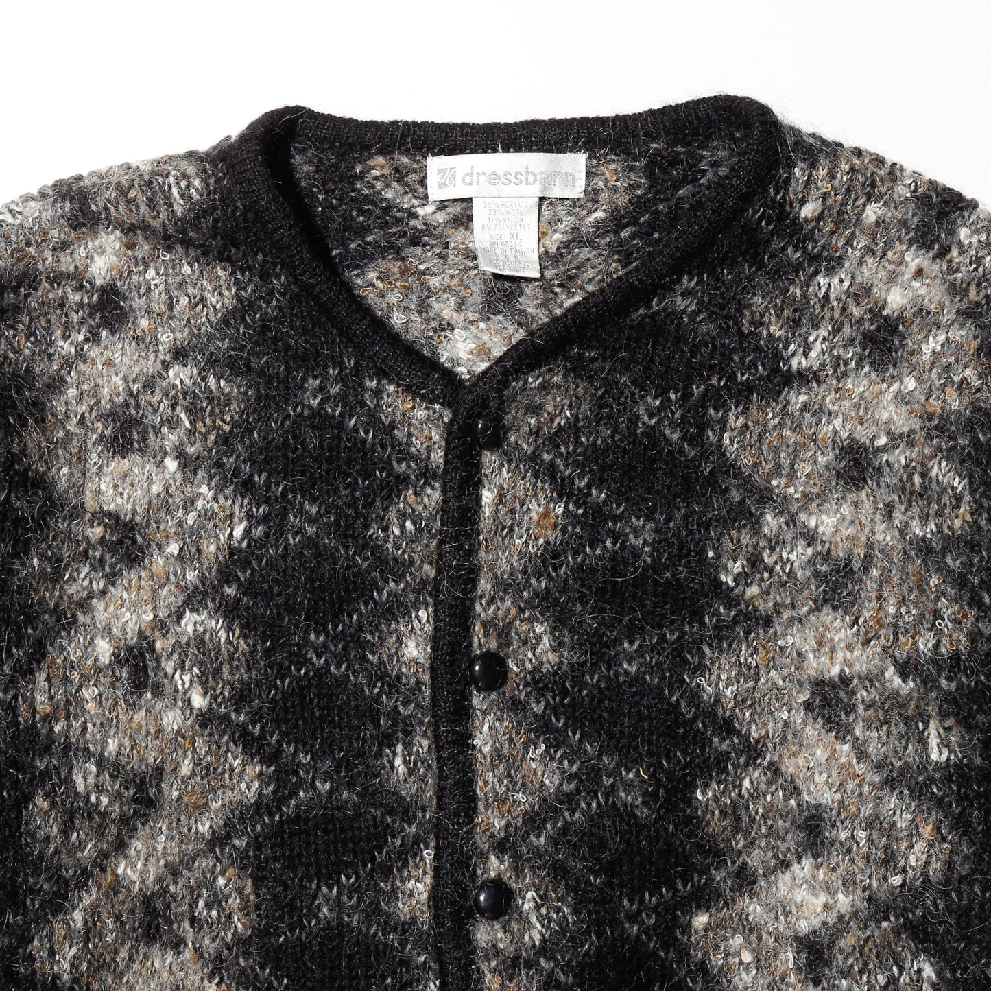 vintage jacquard knit cardian