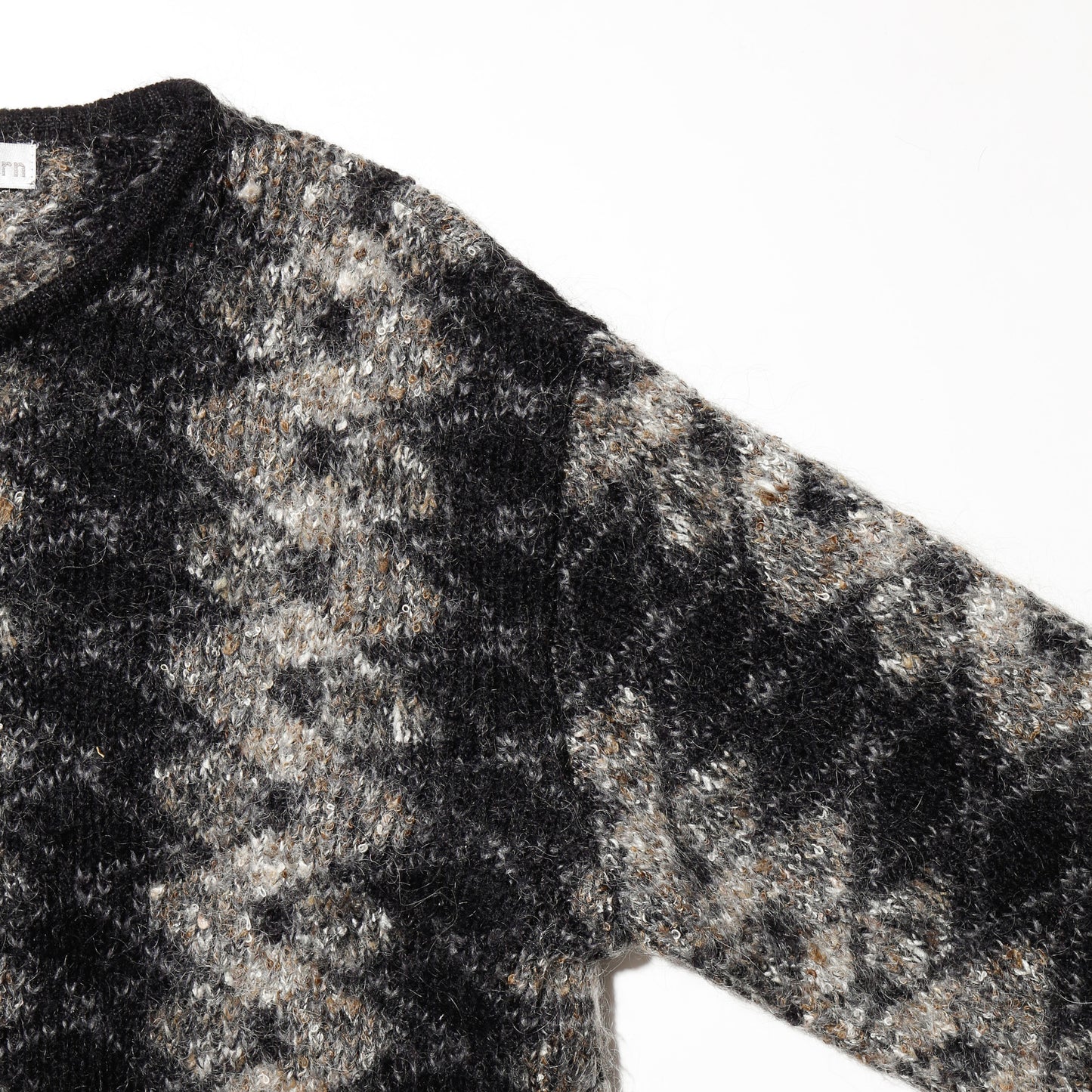 vintage jacquard knit cardian