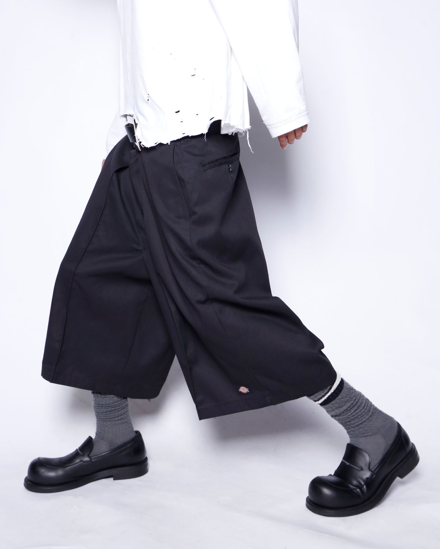 vintage dickies resized center tuck bermuda shorts