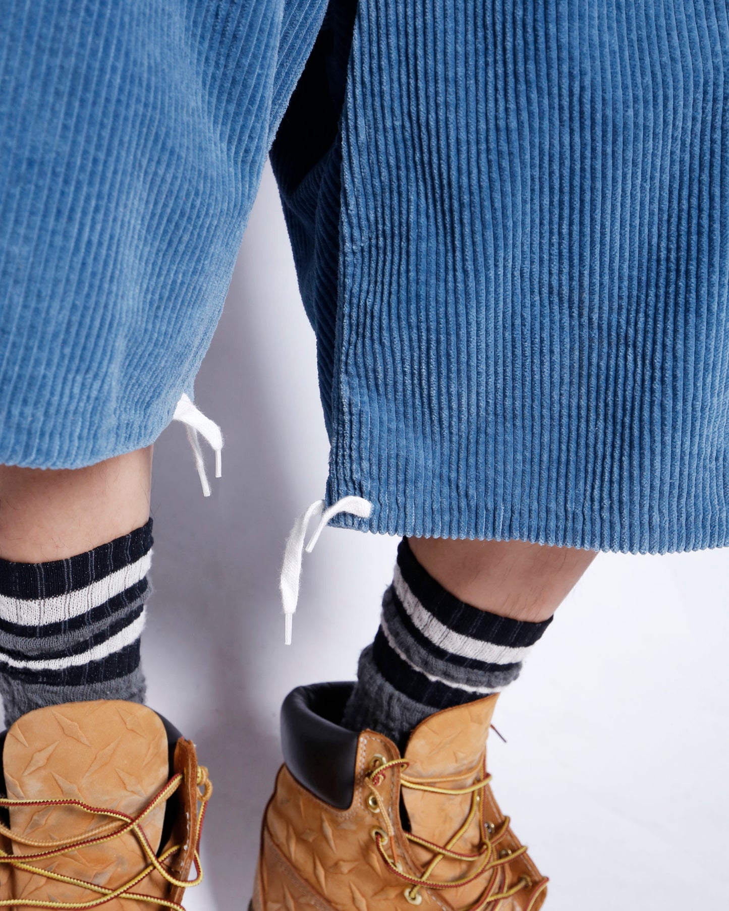 vintage corduroy wide bermuda shorts