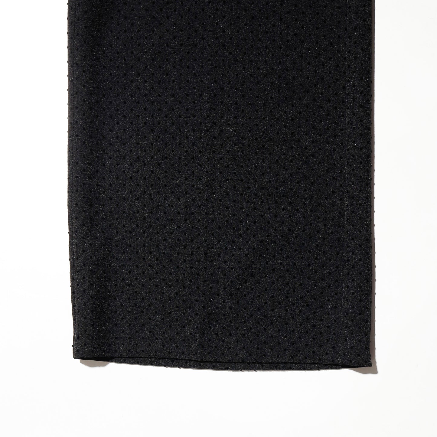 vintage textured dots slacks shorts