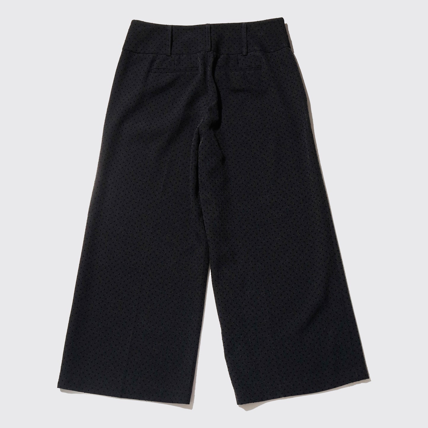 vintage textured dots slacks shorts