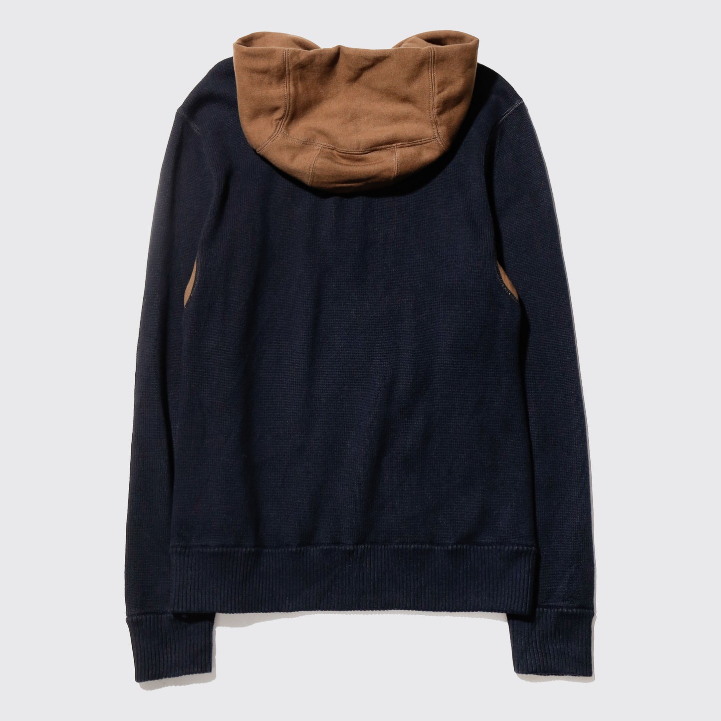 vintage hybrid ribbed hoodie