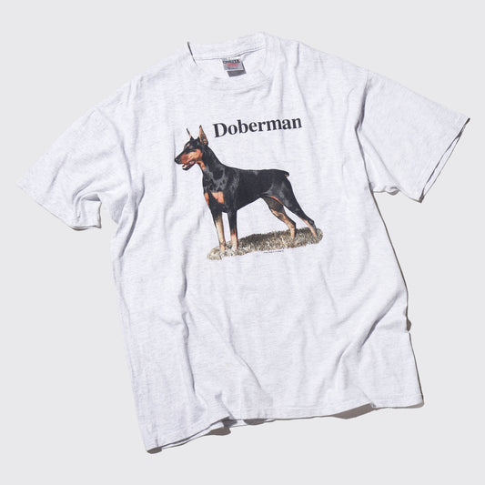 vintage 90's doberman t-shirt