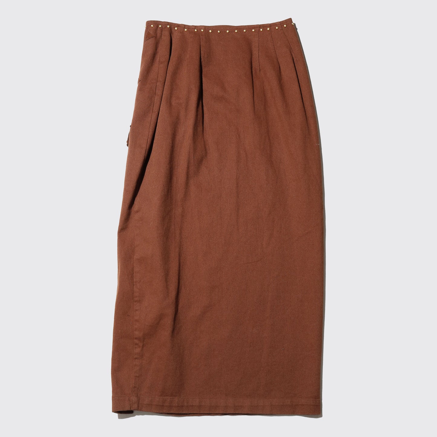 vintage studs side wrap skirt