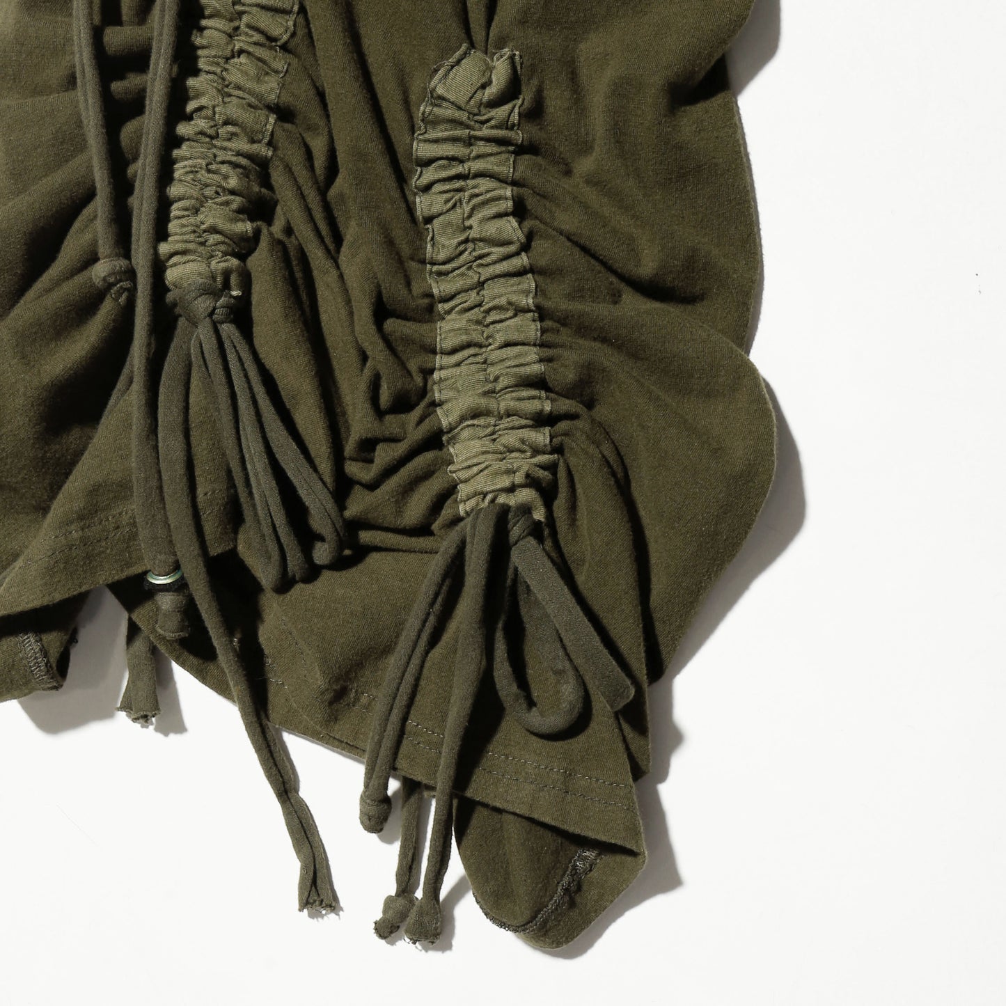 vintage shirring caterpillar skirt