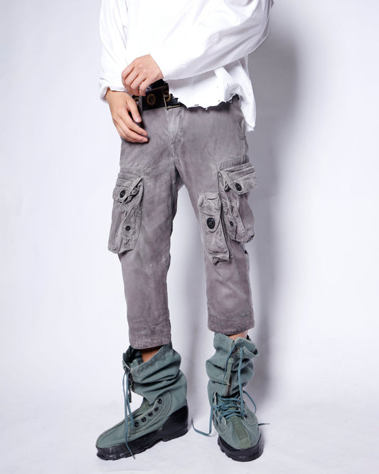 09s/s JULIUS "CANON_1 THE POSSESSED" gasmask cropped trousers