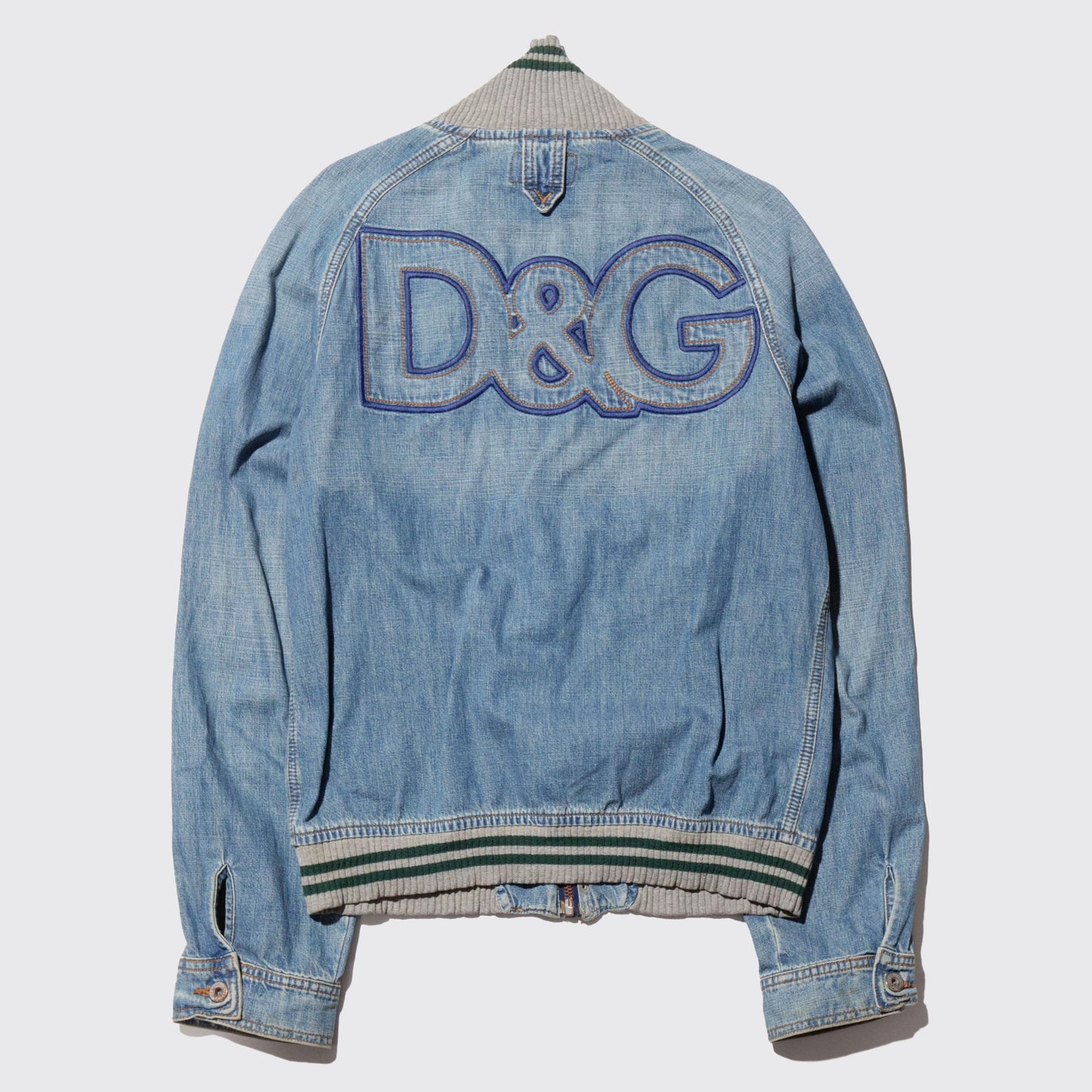 vintage Dolce&Gabban zipped denim jacket