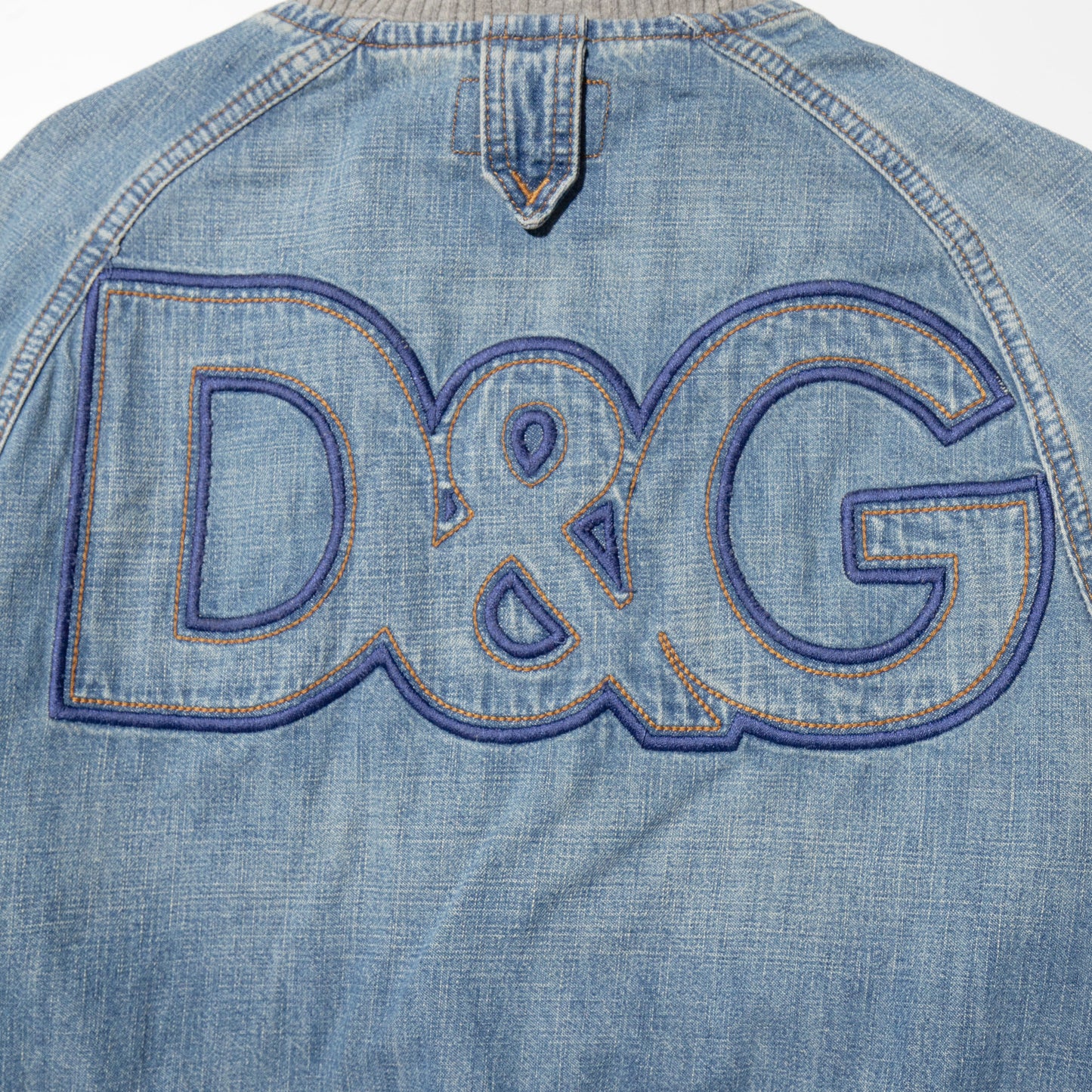 vintage Dolce&Gabban zipped denim jacket