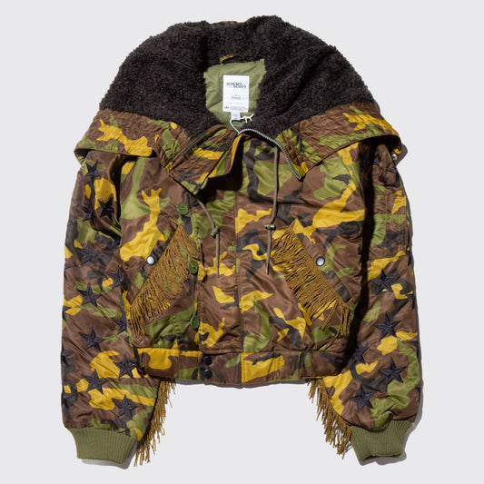 Jeremy Scott camo n-2b jacket