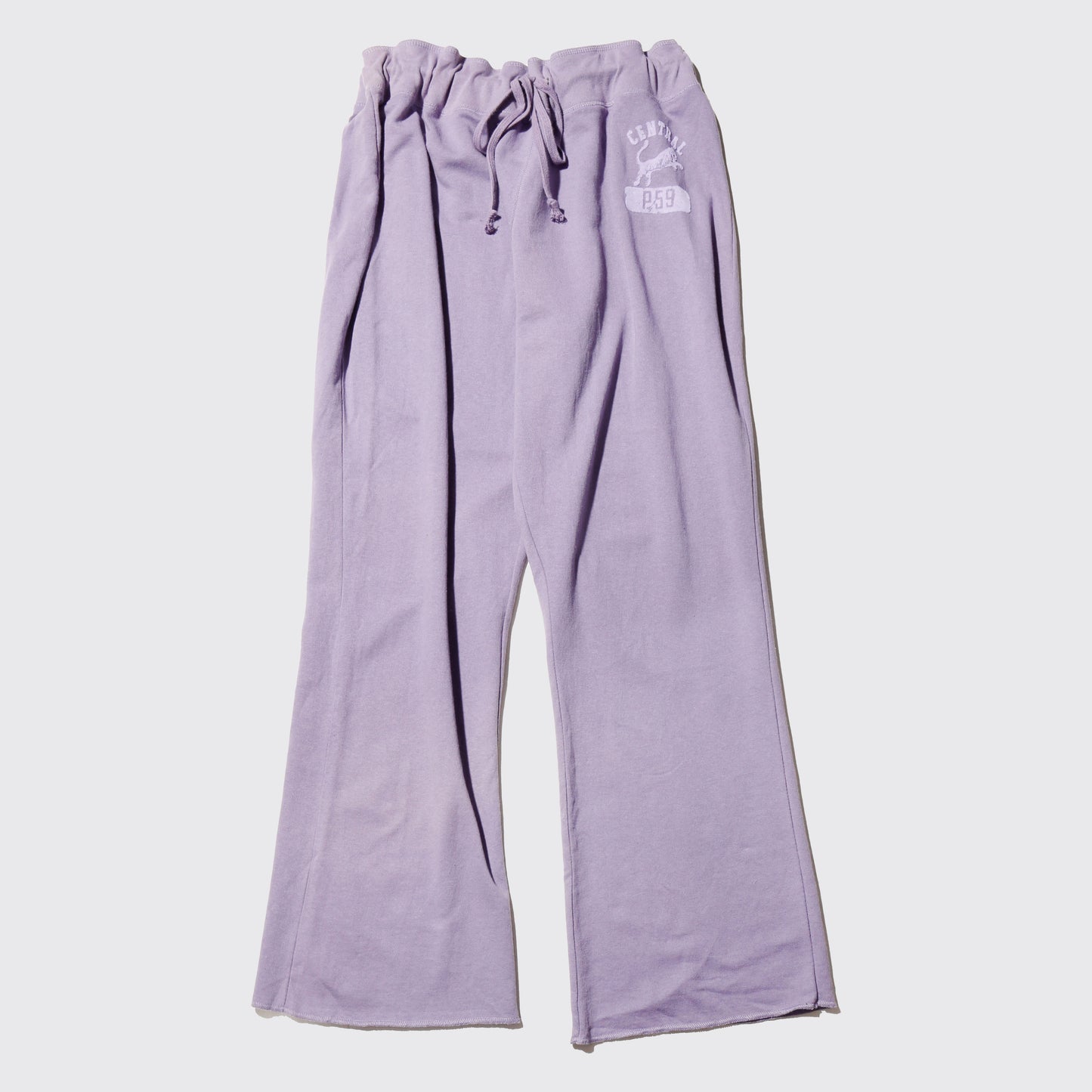 vintage lavender flare sweat pants