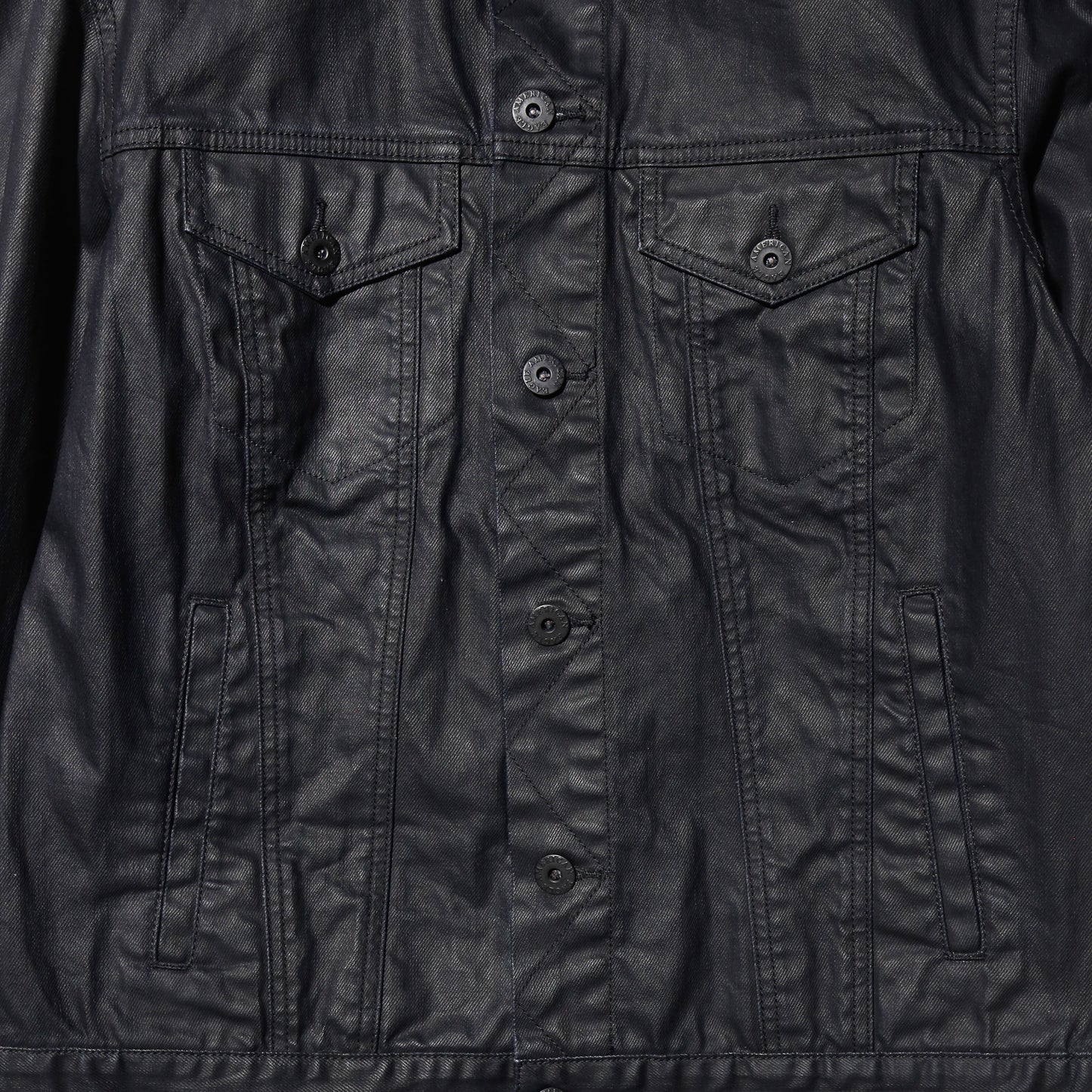vintage coating trucker jacket