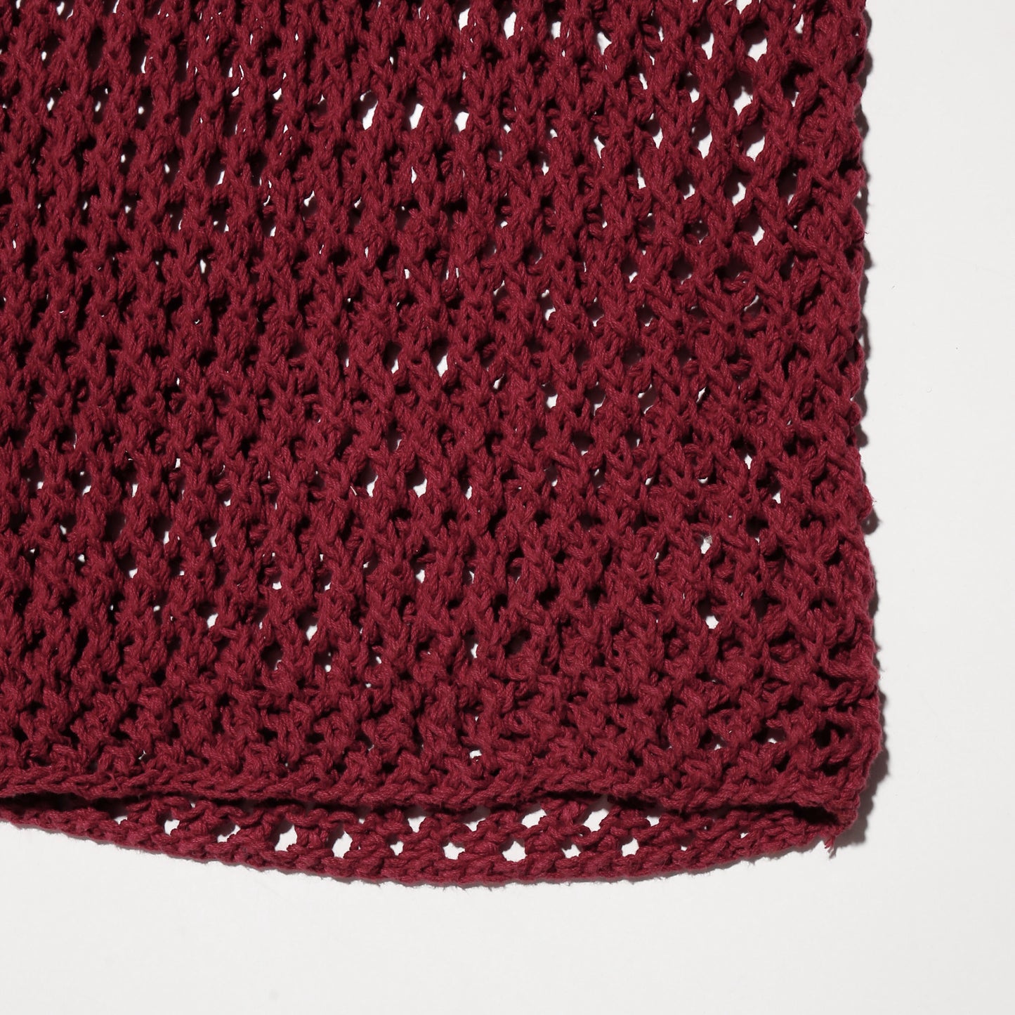 vintage hand knit crochet l/s