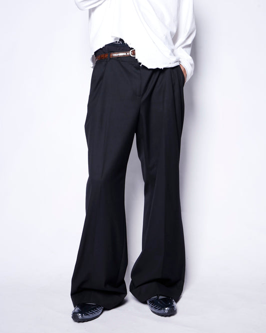 vintage low rise flare slacks