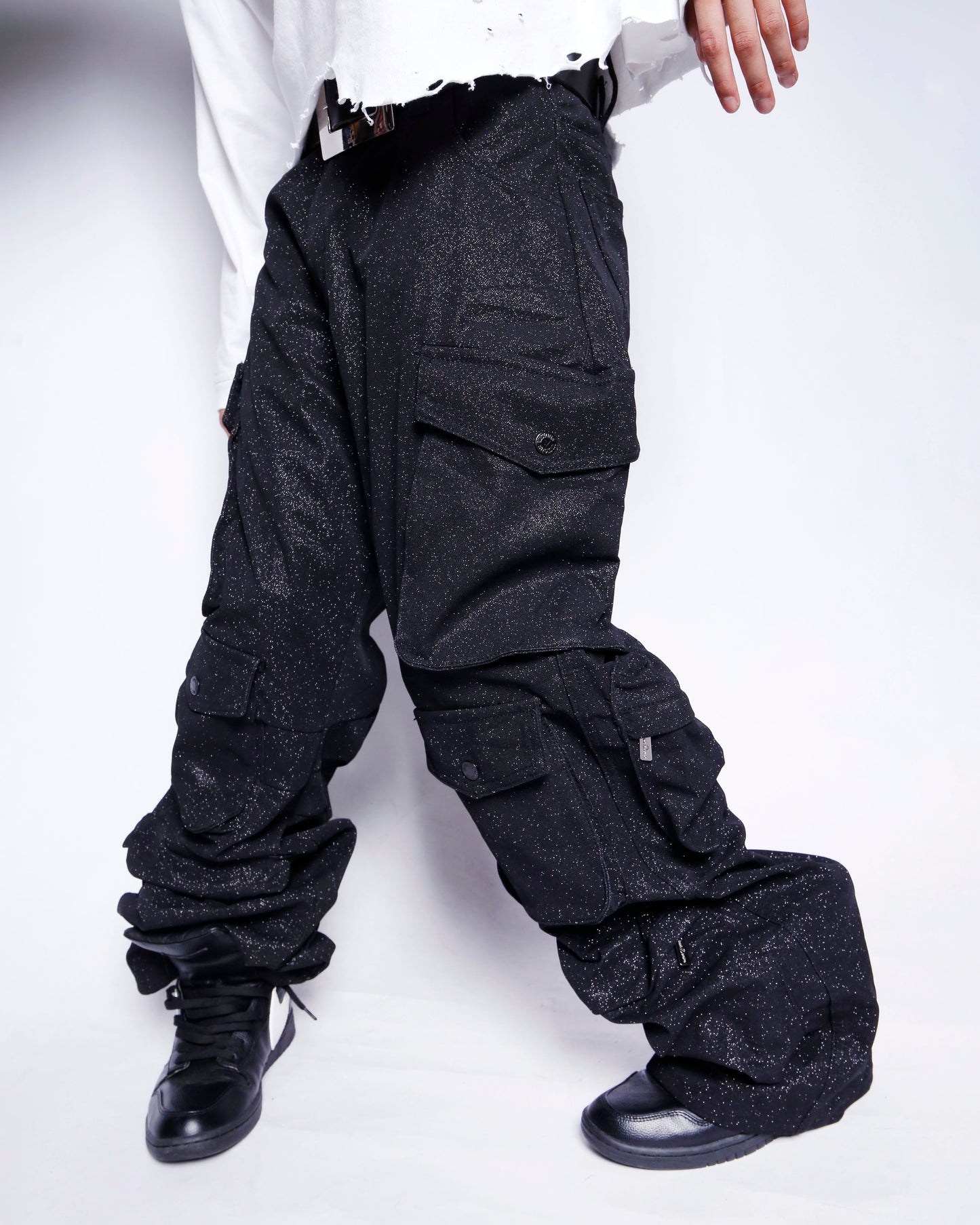 vintage galaxy utility cargo trousers