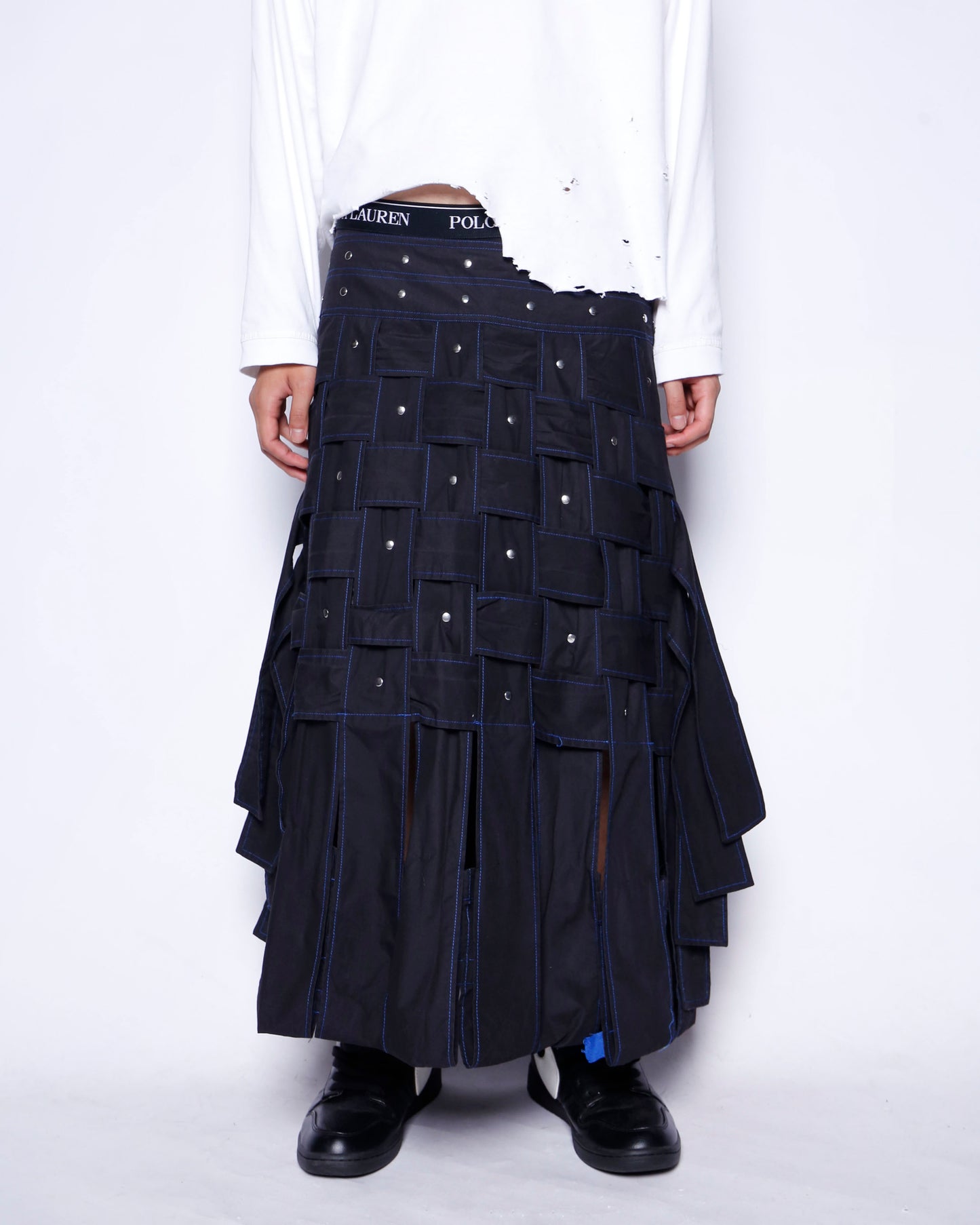 vintage braid rave skirt
