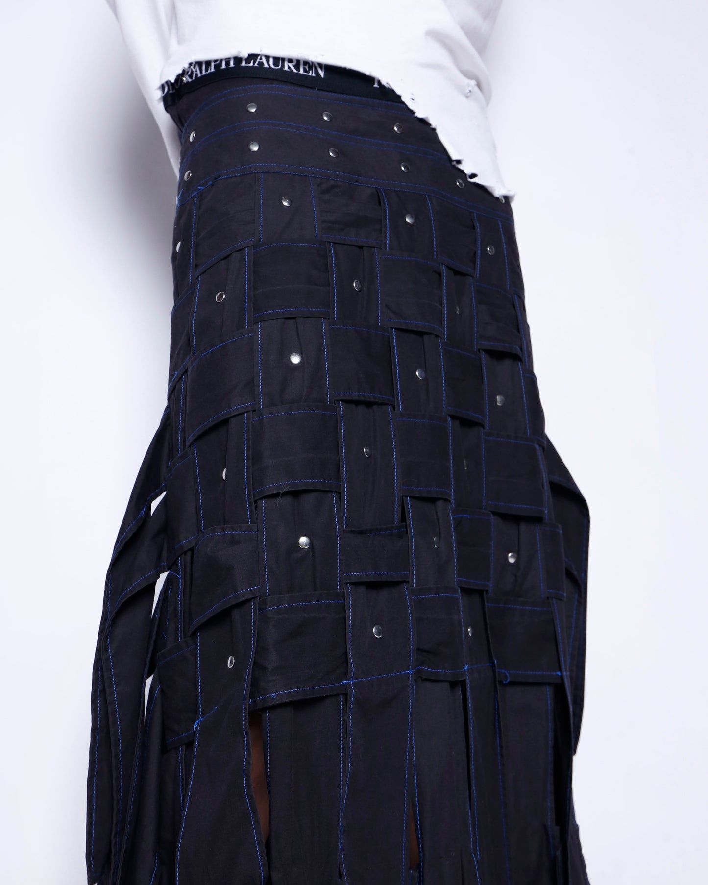 vintage braid rave skirt
