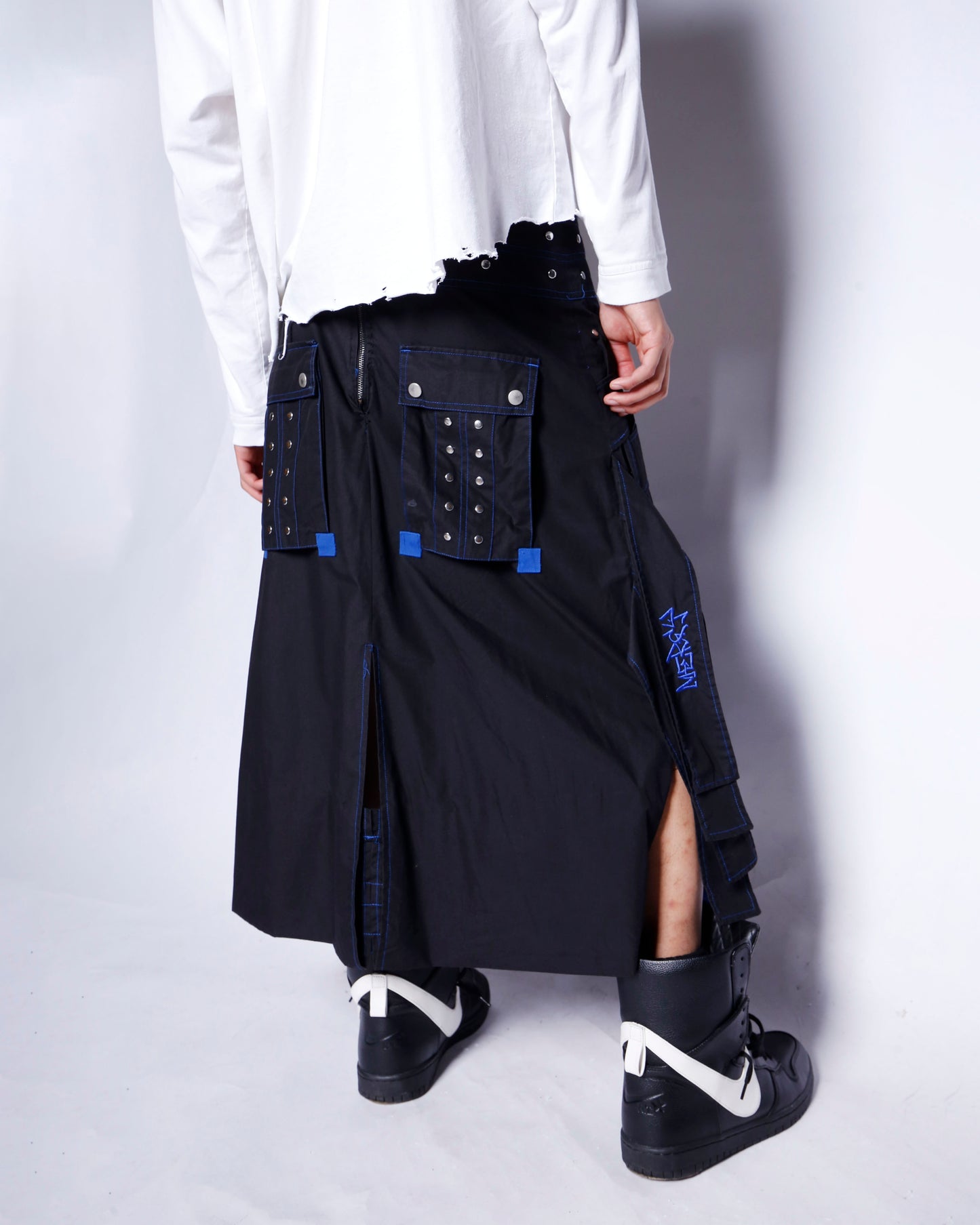 vintage braid rave skirt