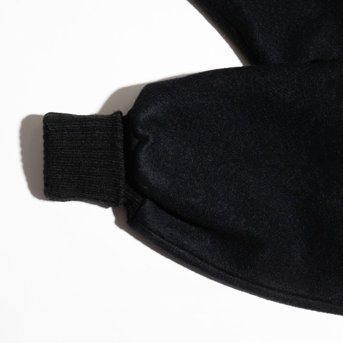 vintage broderied stand collas wool coat