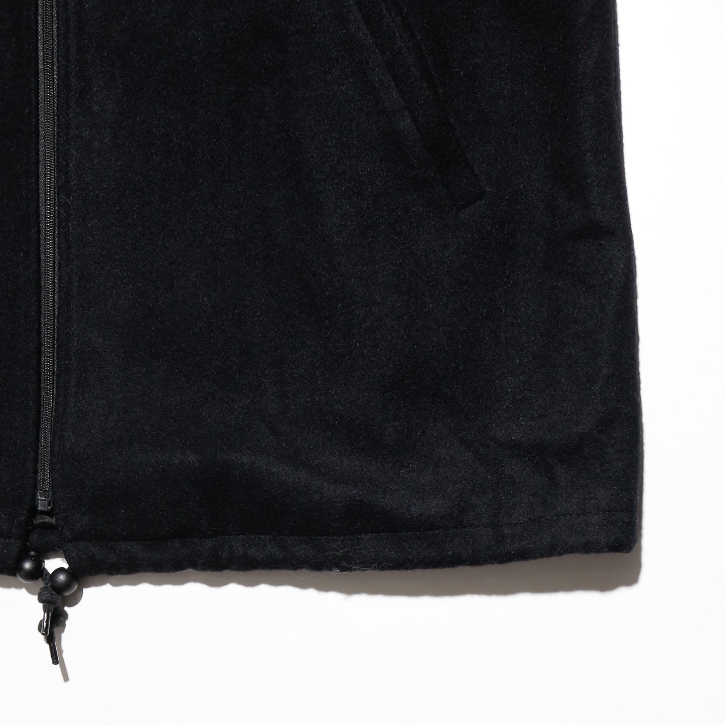 vintage broderied stand collas wool coat