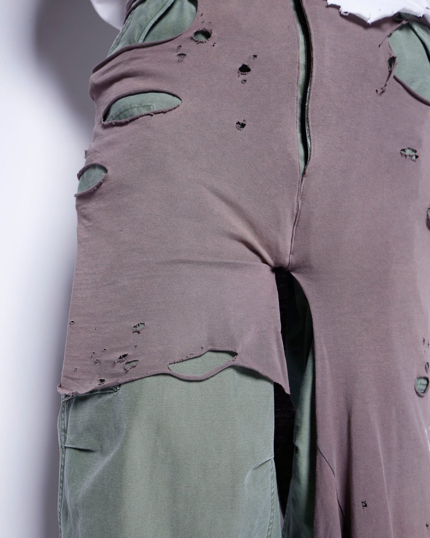 *one-off broken layer trousers