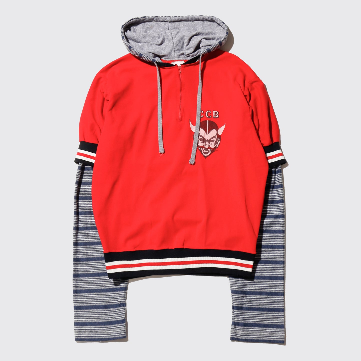 *one-off hybrid oppenheim devil half zip hoodie