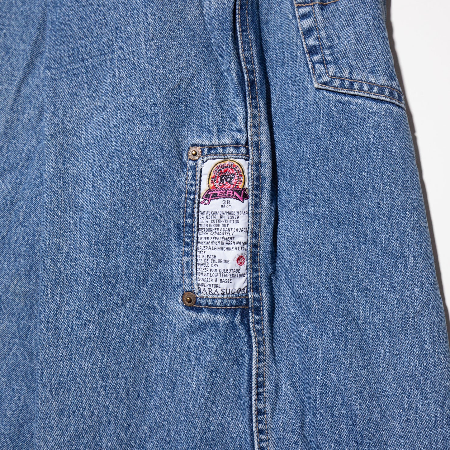 vintage parasuco hook cropped baggy shorts