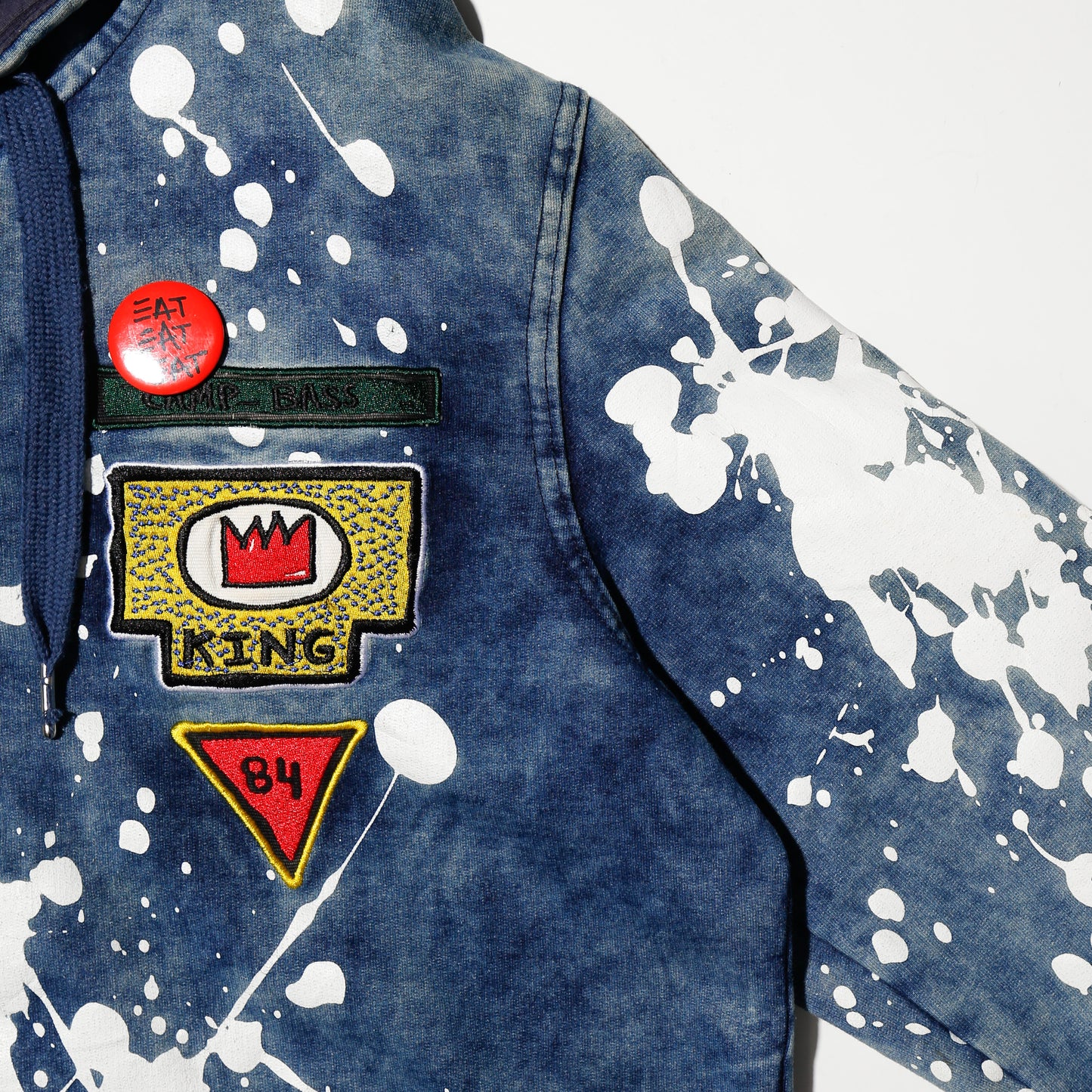 vintage bass by ron bass custom zip hoodie
