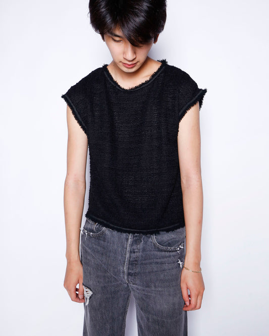 vintage summer tweed cut sew