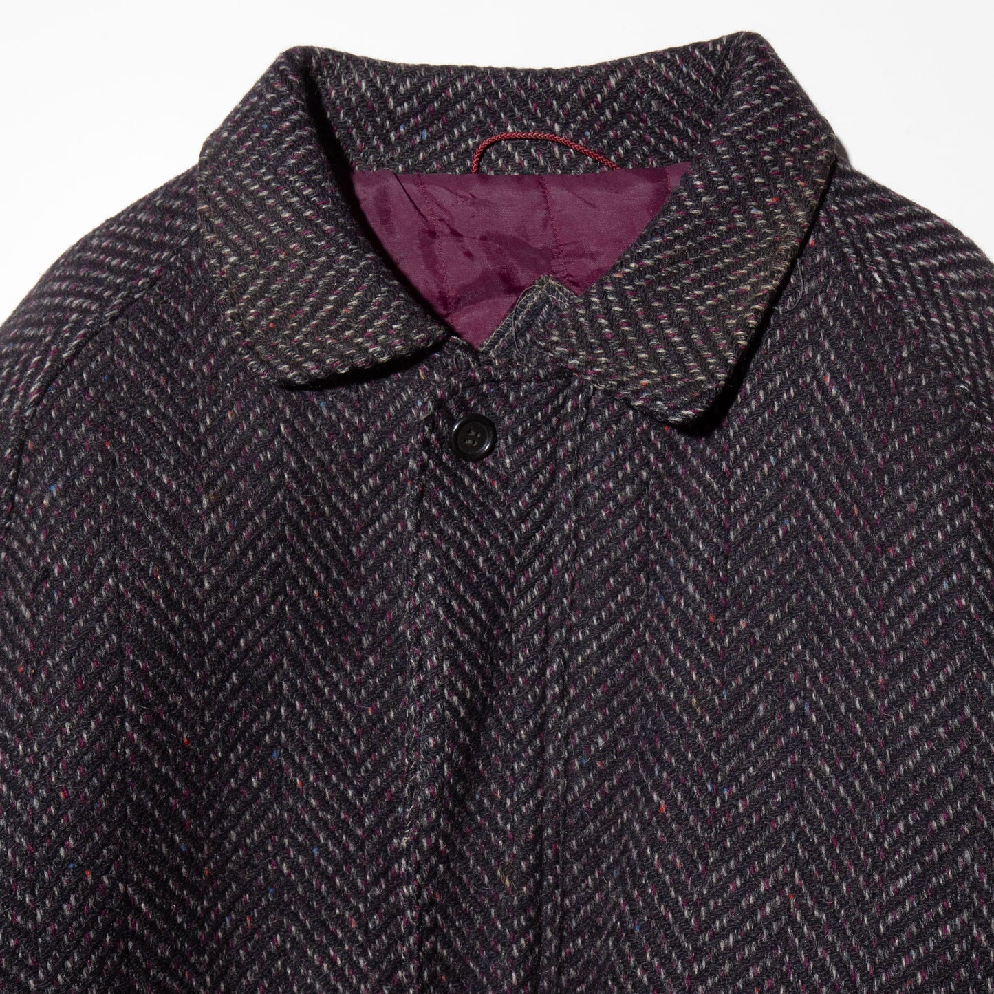 vintage euro herringbone tweed jacket