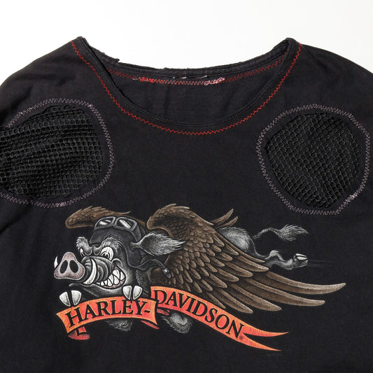 *one-off hybrid hole l/s t-shirt