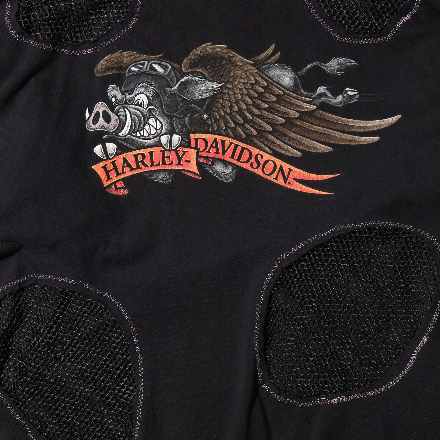 *one-off hybrid hole l/s t-shirt