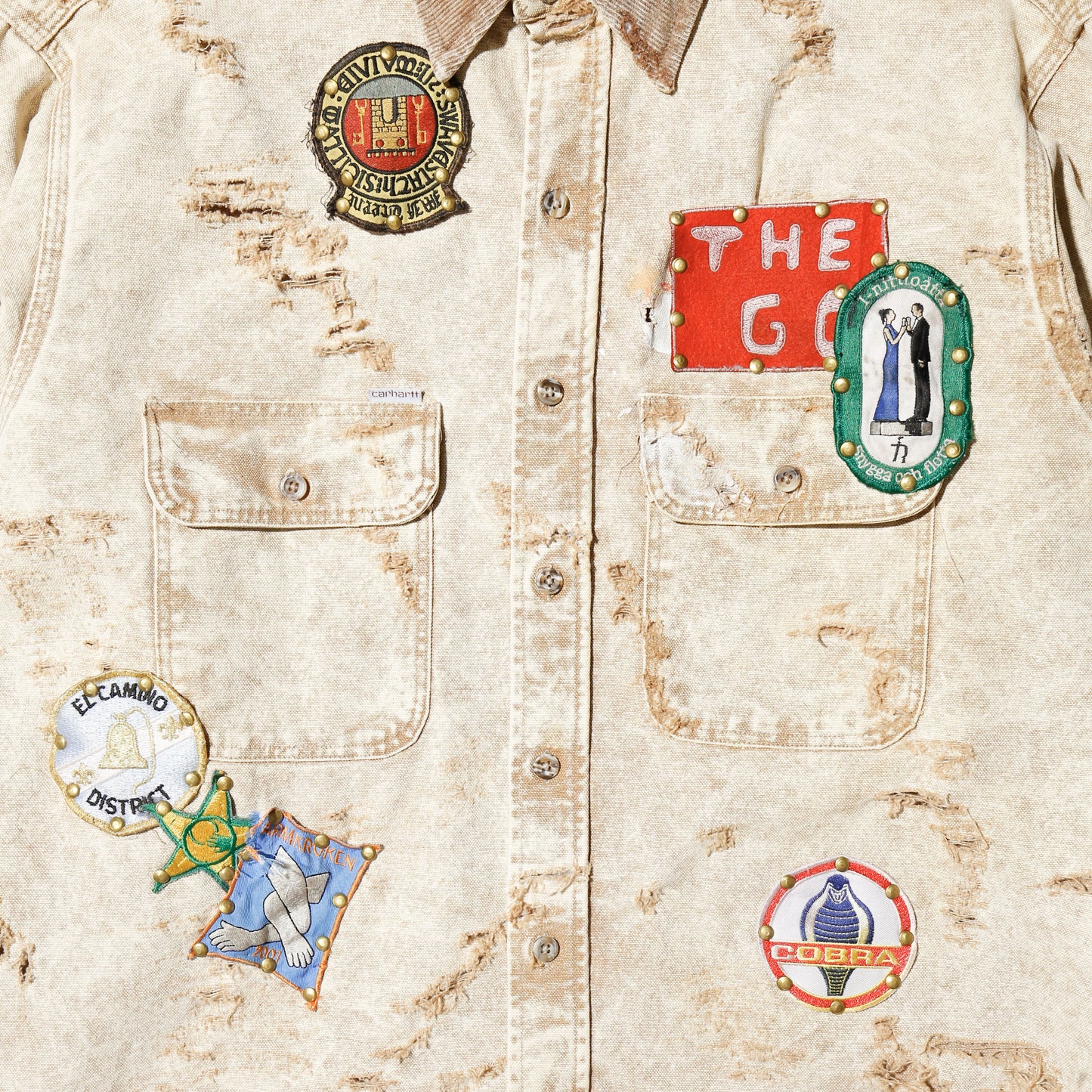*one-off carhartt custom duck shirt