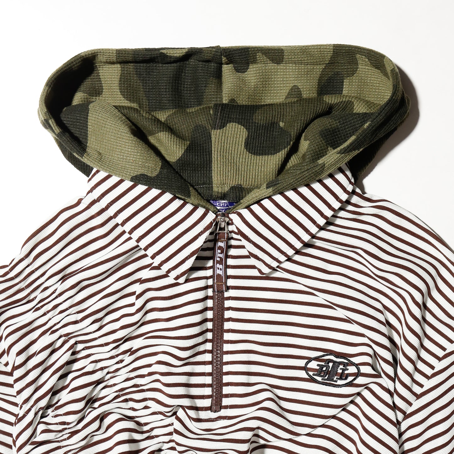 *one-off hybrid gathering hoodie