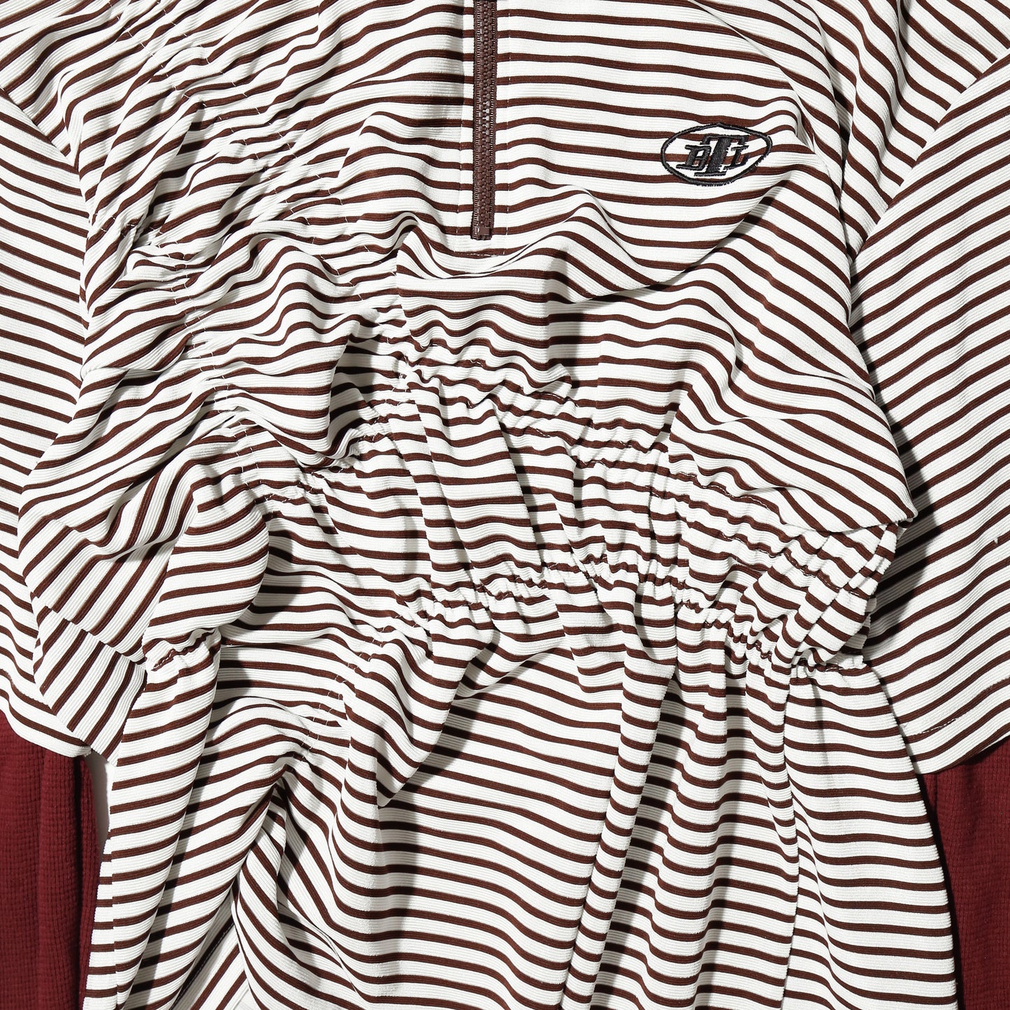*one-off hybrid gathering hoodie