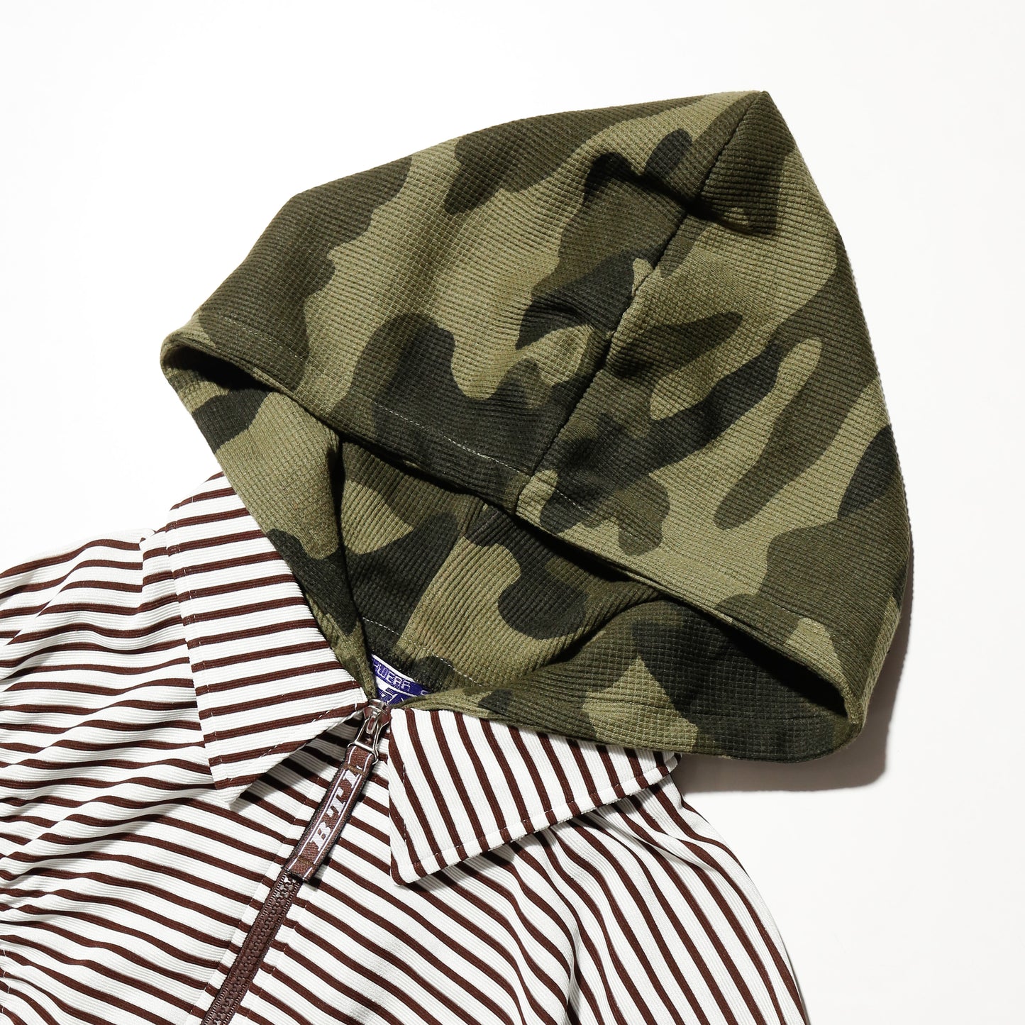 *one-off hybrid gathering hoodie