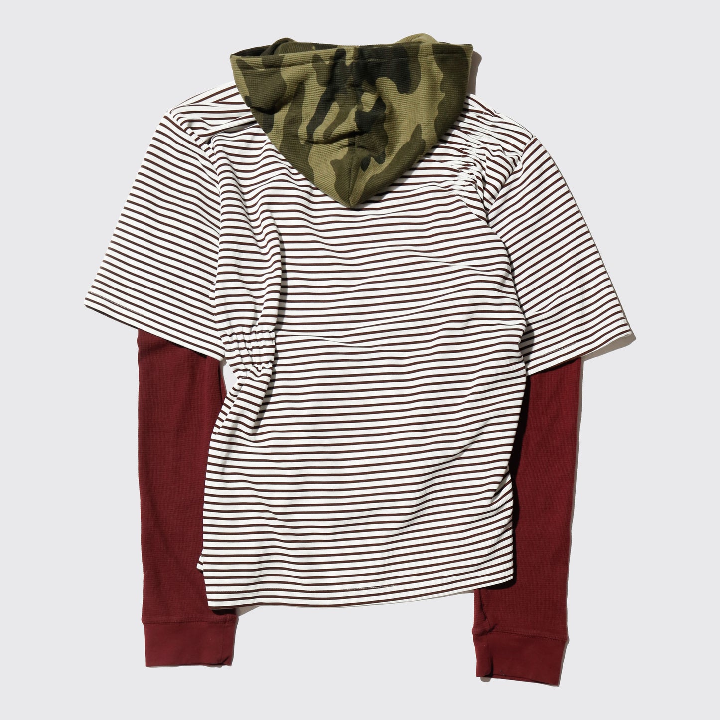 *one-off hybrid gathering hoodie