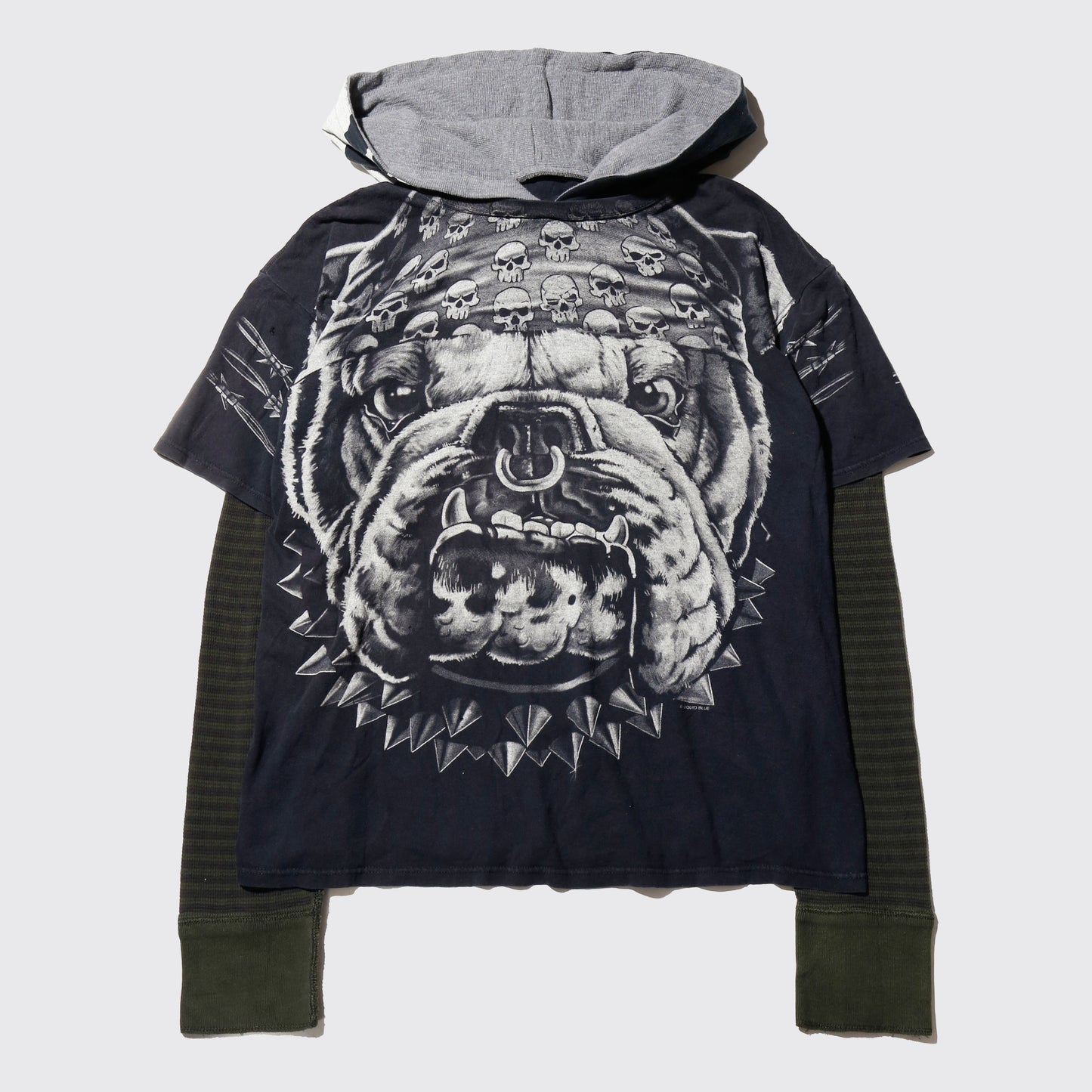 *one-off hybrid bulldog hoodie