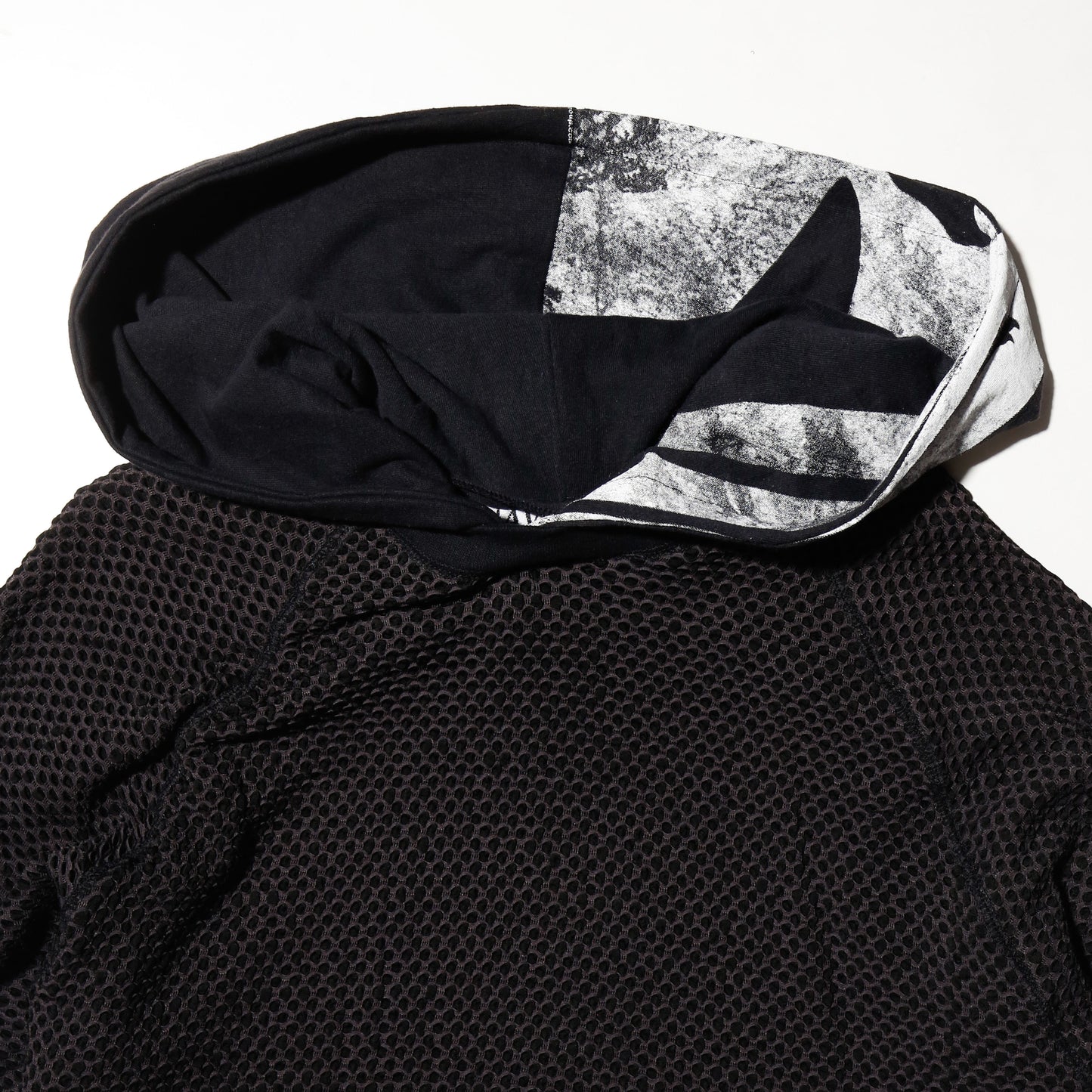 *one-off hybrid skull hoodie