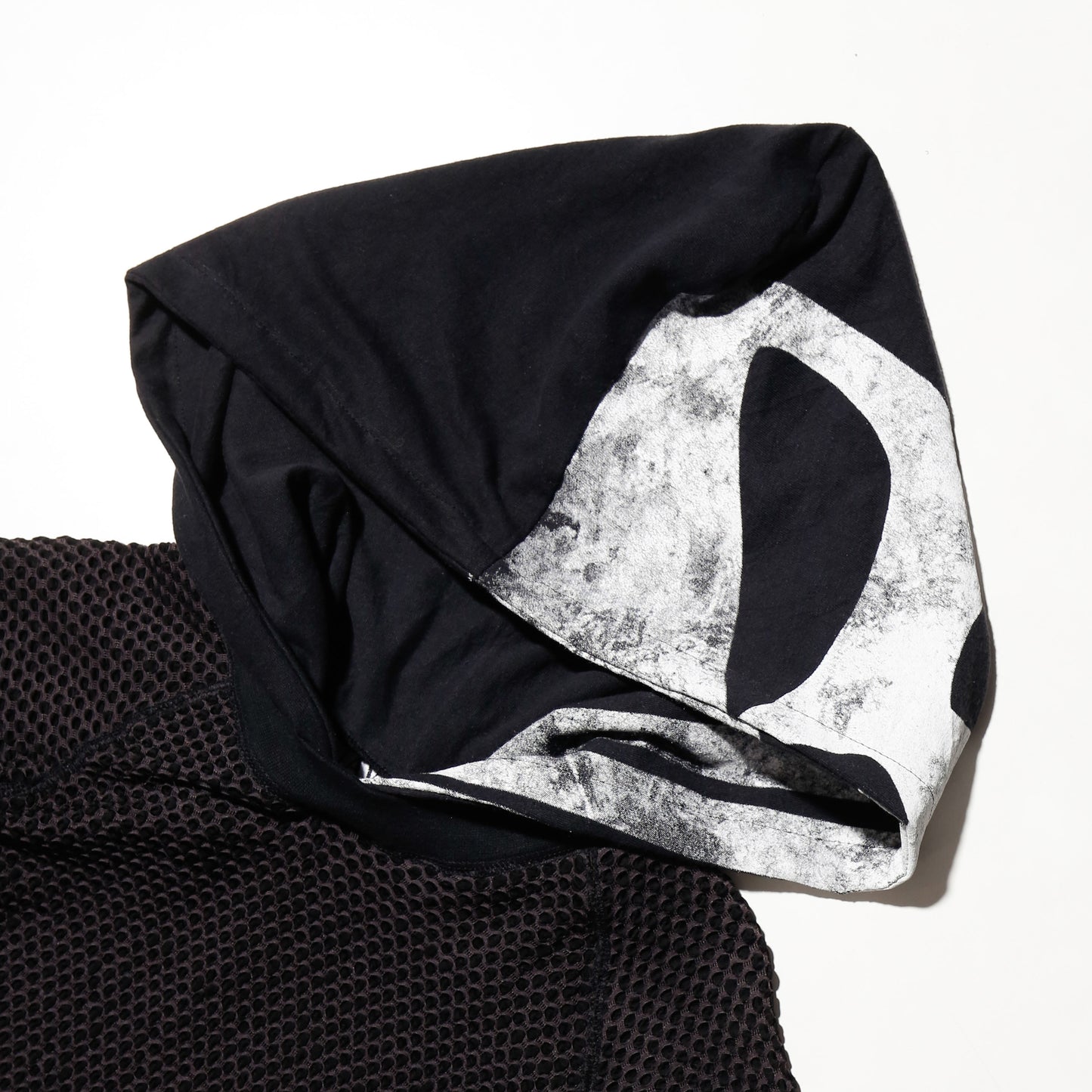 *one-off hybrid skull hoodie