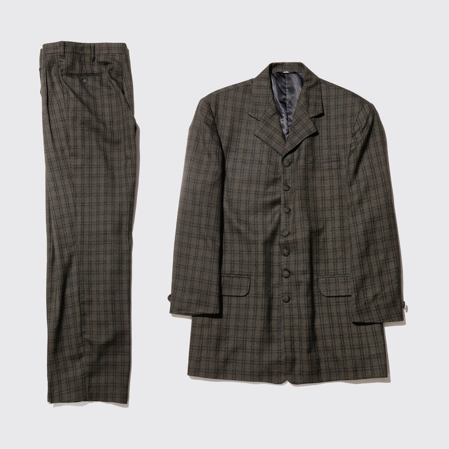 vintage check zoot set up