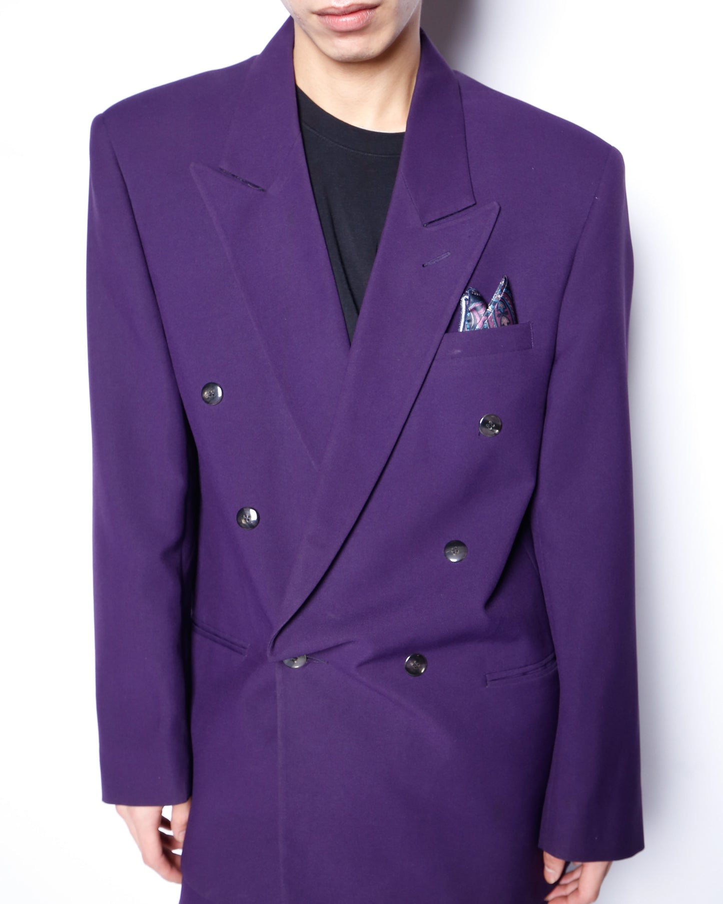 vintage gabardine double breasted set up