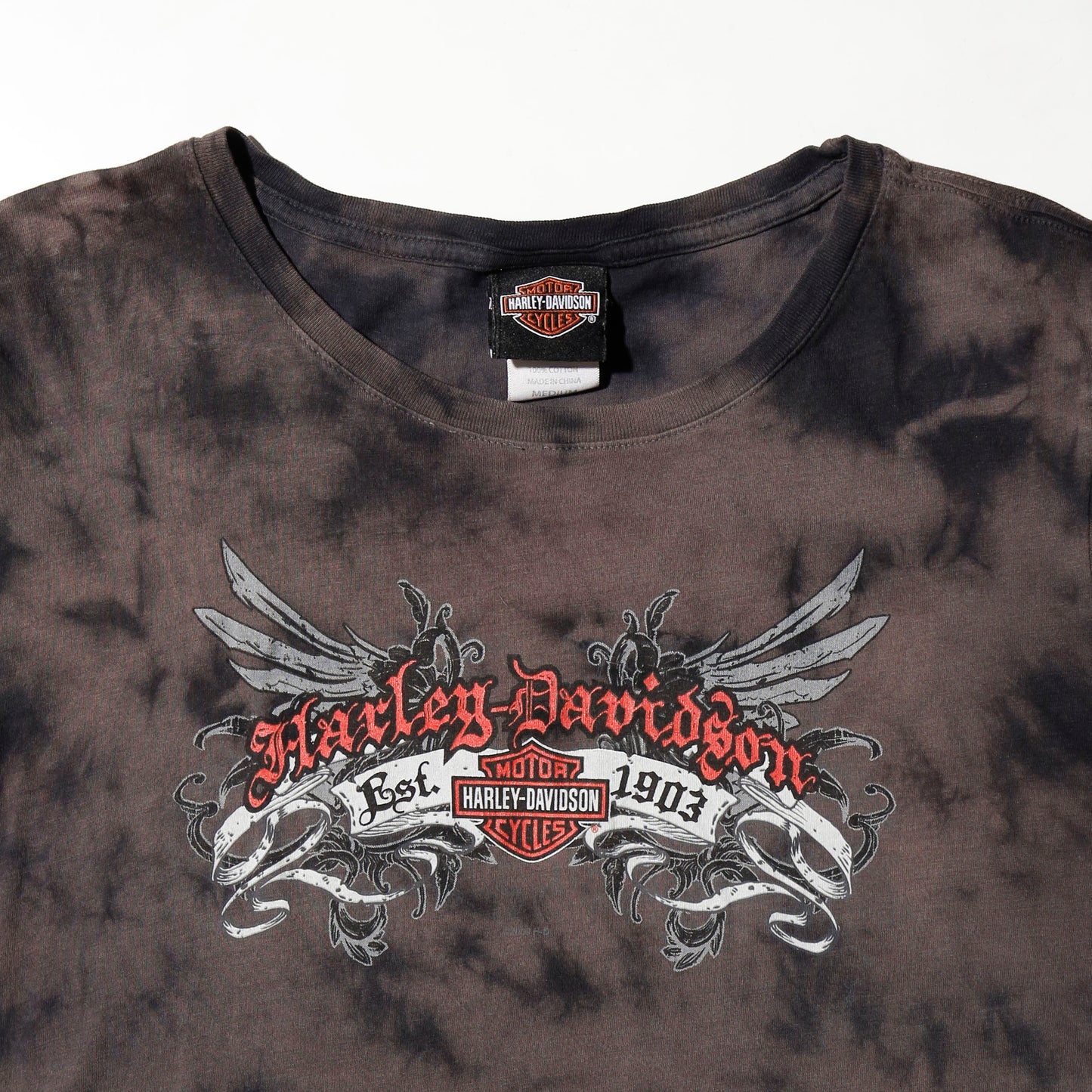 vintage 00's harley-davidson acid york,pa t-shirt