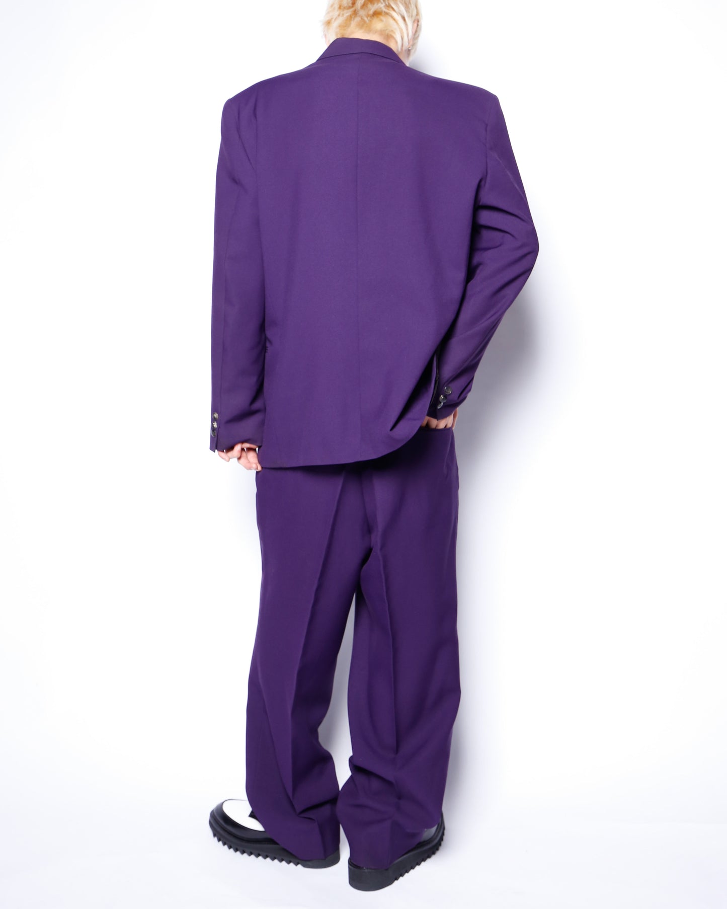 vintage gabardine double breasted set up