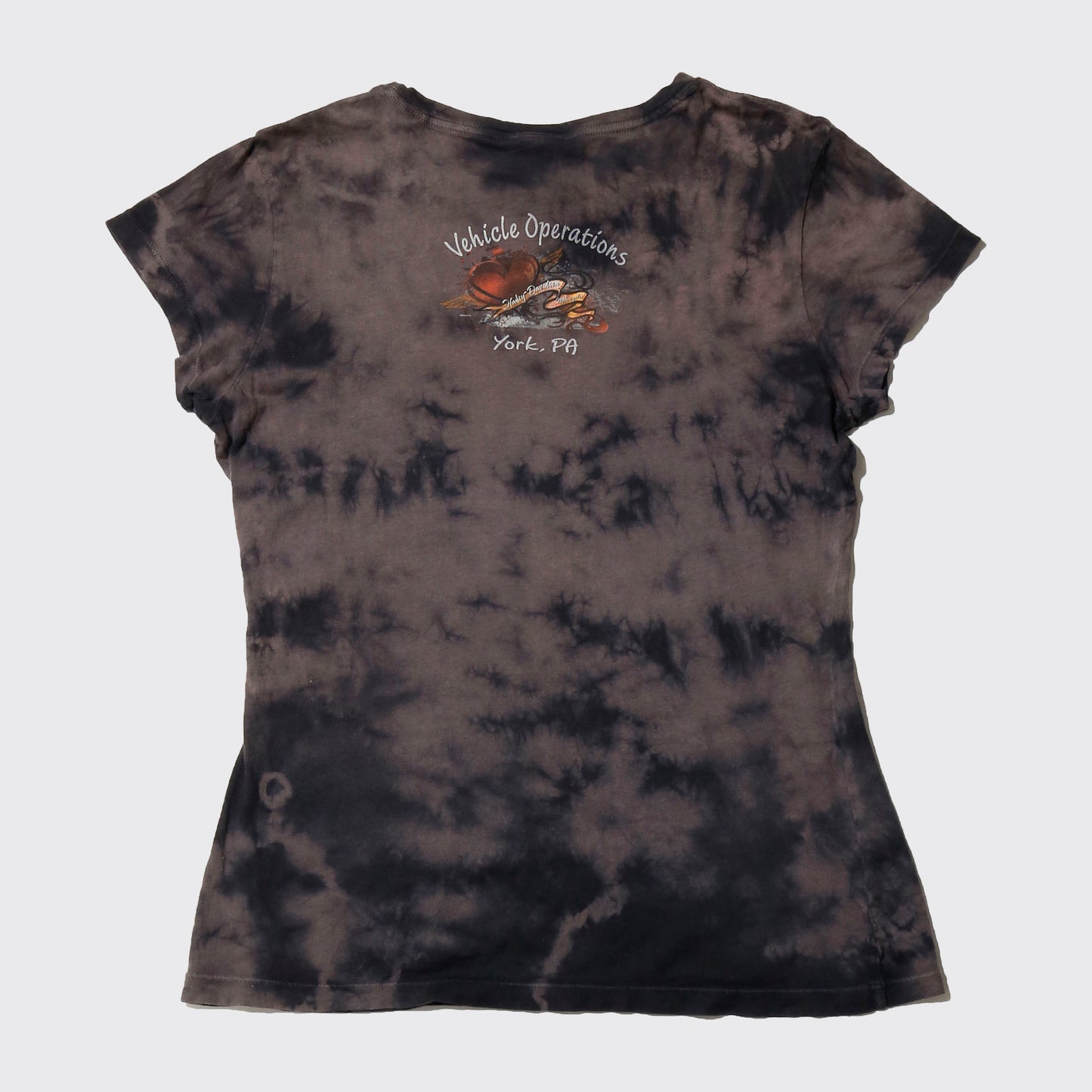 vintage 00's harley-davidson acid york,pa t-shirt