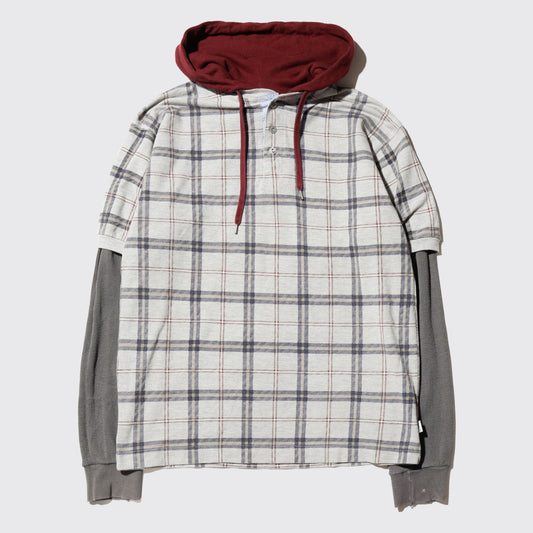 *one-off hybrid check hoodie