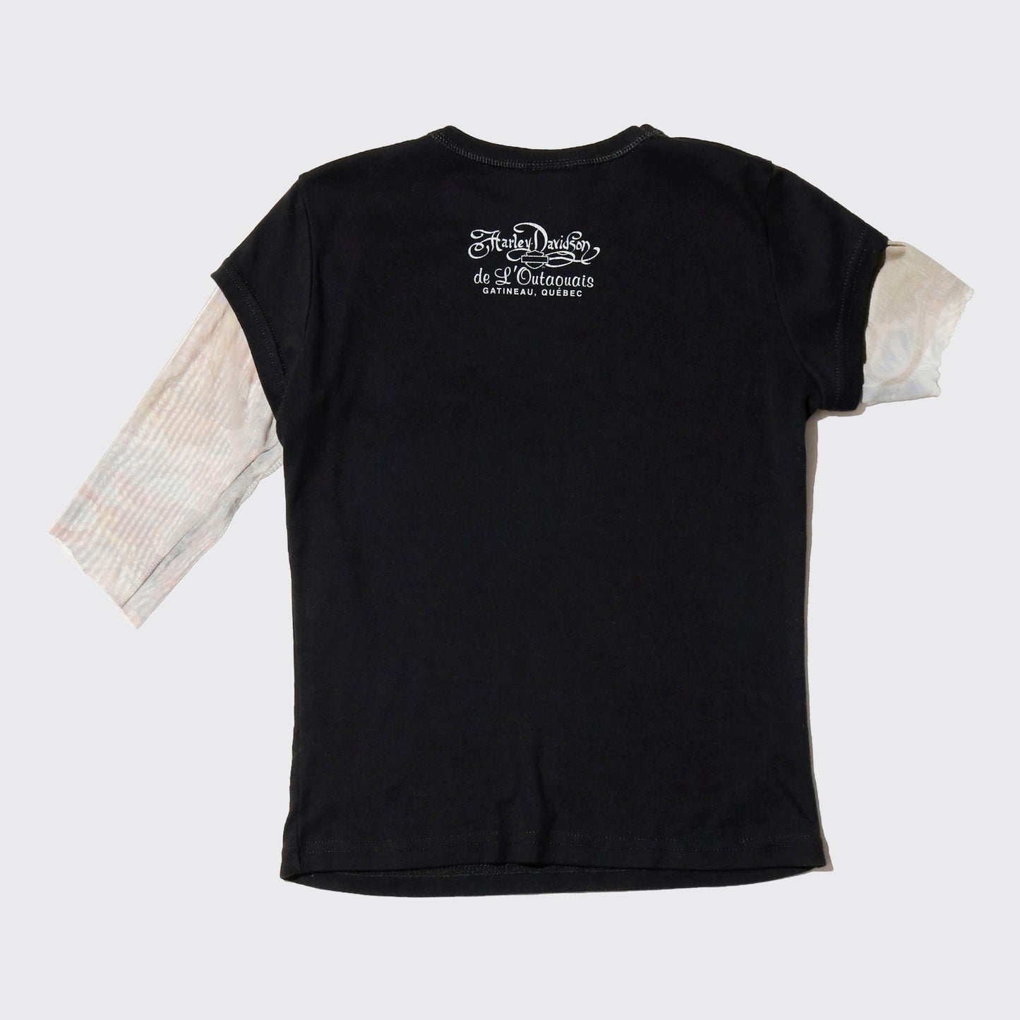 vintage harley-davidson barnett tattoo sleeve t-shirt